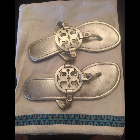 Tory Burch Shoes - Tory Burch Miller Metallic Gold Sandal